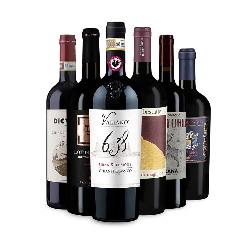 Wine in Black assortiment Best of Toskana