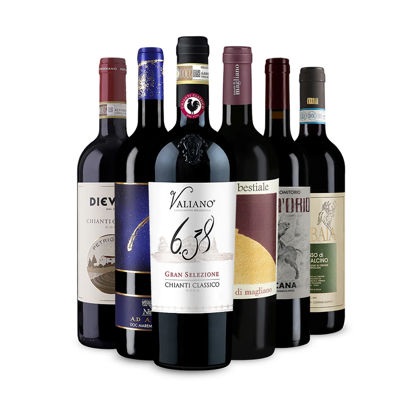 Wine in Black assortiment Best of Toskana