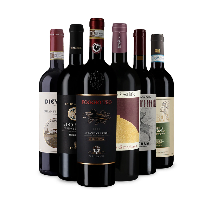 Wine in Black assortiment Best of Toskana