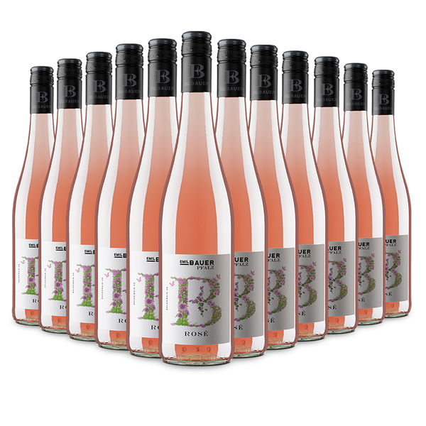 12 bouteilles de rosé sec 2021