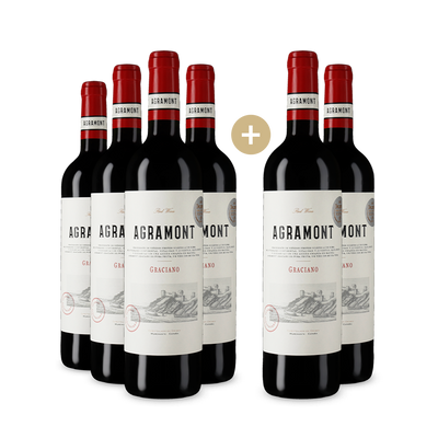 4+2 bouteilles d’Agramont Graciano 2021